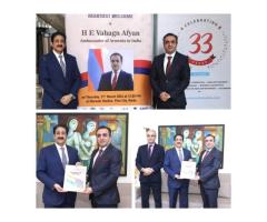 ICMEI Presents AAFT Scholarship to Embassy of Armenia